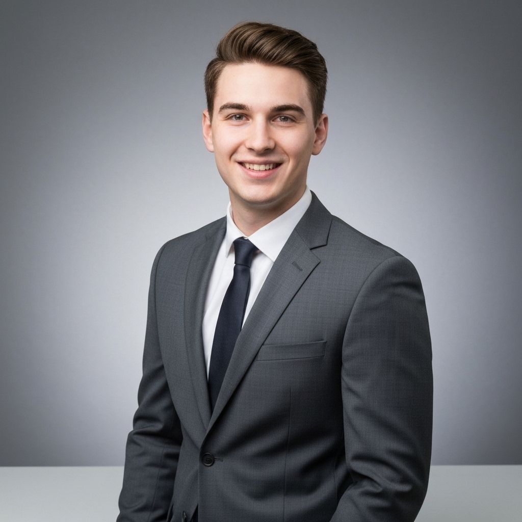 After: Same person with professional studio lighting and styling